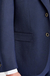 Belmont - Traje clásico de boda de 3 piezas azul marino para hombre