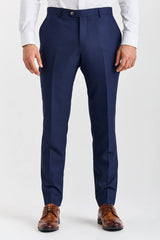Belmont - Traje clásico de boda de 3 piezas azul marino para hombre