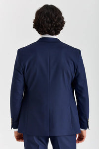 Belmont - Traje clásico de boda de 3 piezas azul marino para hombre