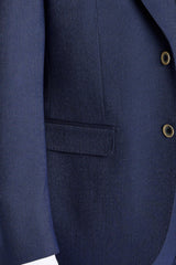 Belmont - Blazer azul marino de corte entallado para hombre