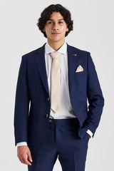 Belmont - Blazer azul marino de corte entallado para hombre
