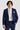 Belmont - Blazer azul marino de corte entallado para hombre