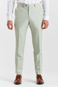Belmont - Traje de boda de 3 piezas en color verde salvia para hombre