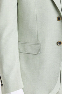 Belmont - Blazer de boda verde salvia para hombre