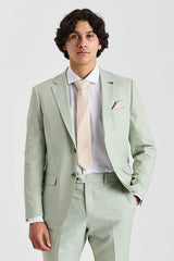 Belmont - Blazer de boda verde salvia para hombre