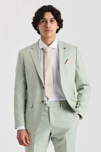 Belmont - Blazer de boda verde salvia para hombre