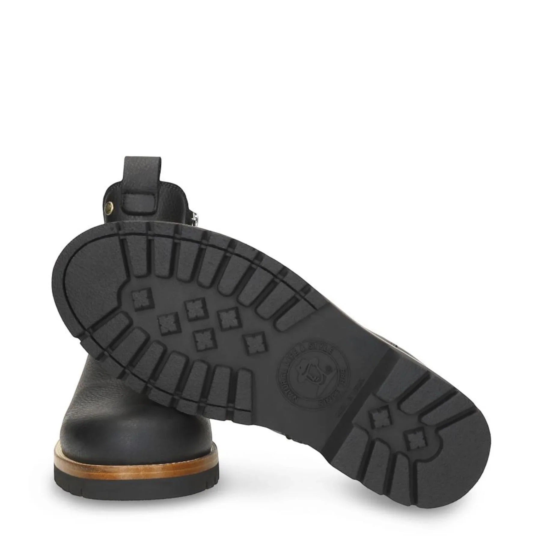 Beny Igloo C1 - Botas Chelsea de piel impermeables negras para hombre