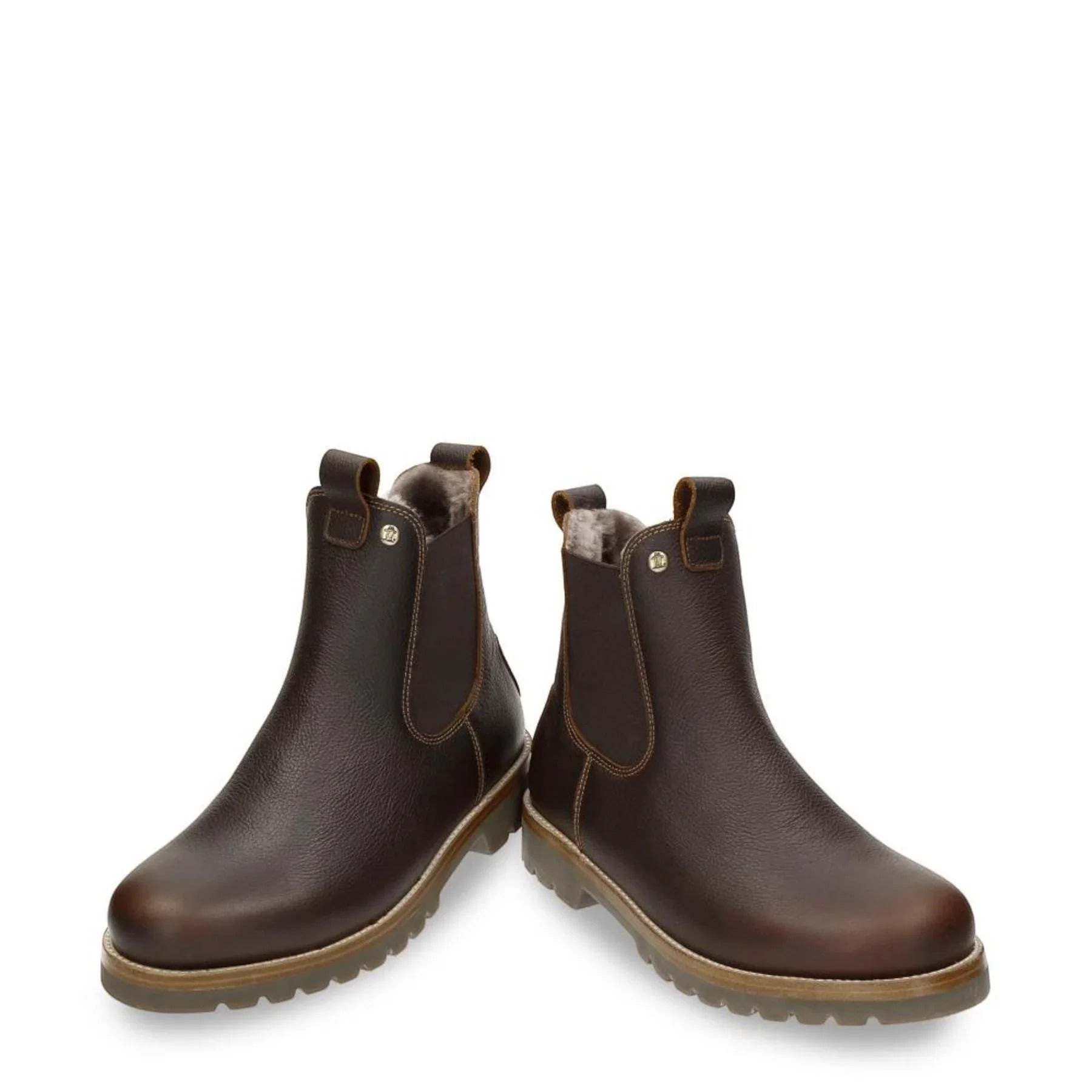 Beny Igloo C2 - Botas Chelsea de piel impermeables marrones para hombre