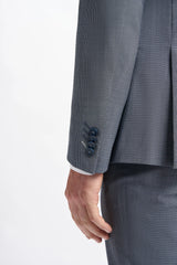 Bond - Blazer cruzado gris para hombre