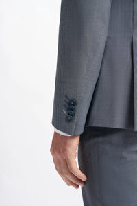 Bond - Blazer cruzado gris para hombre
