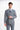 Bond - Traje de hombre gris de dos piezas con doble botonadura