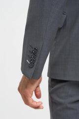 Bond - Blazer de corte sastre color carbón para hombre