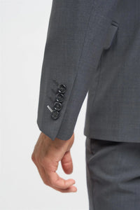 Bond - Blazer de corte sastre color carbón para hombre