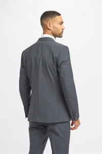 Bond - Blazer de corte sastre color carbón para hombre