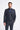 Bond - Traje de tres piezas para hombre, color azul marino oscuro, corte entallado.