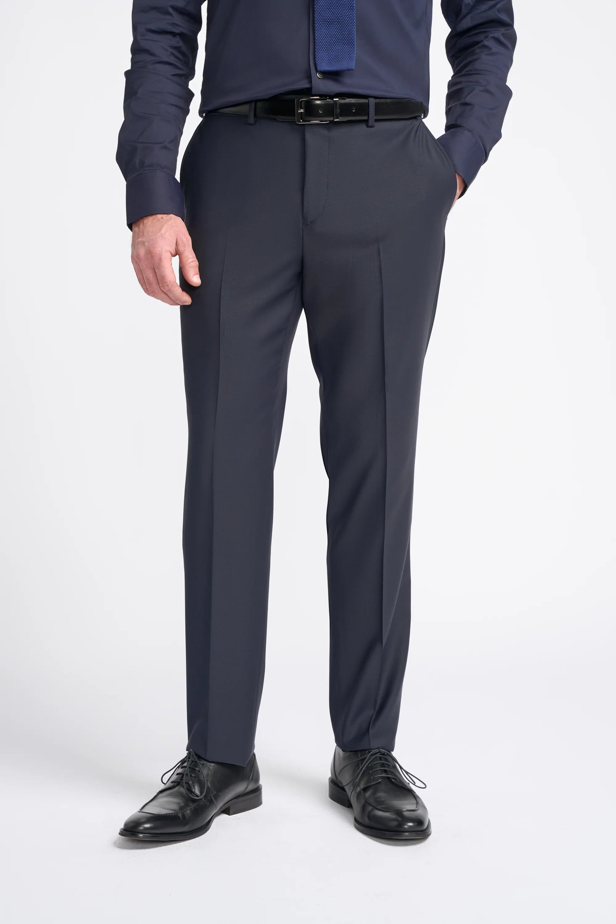 Bond - Pantalones azul marino oscuro para hombre