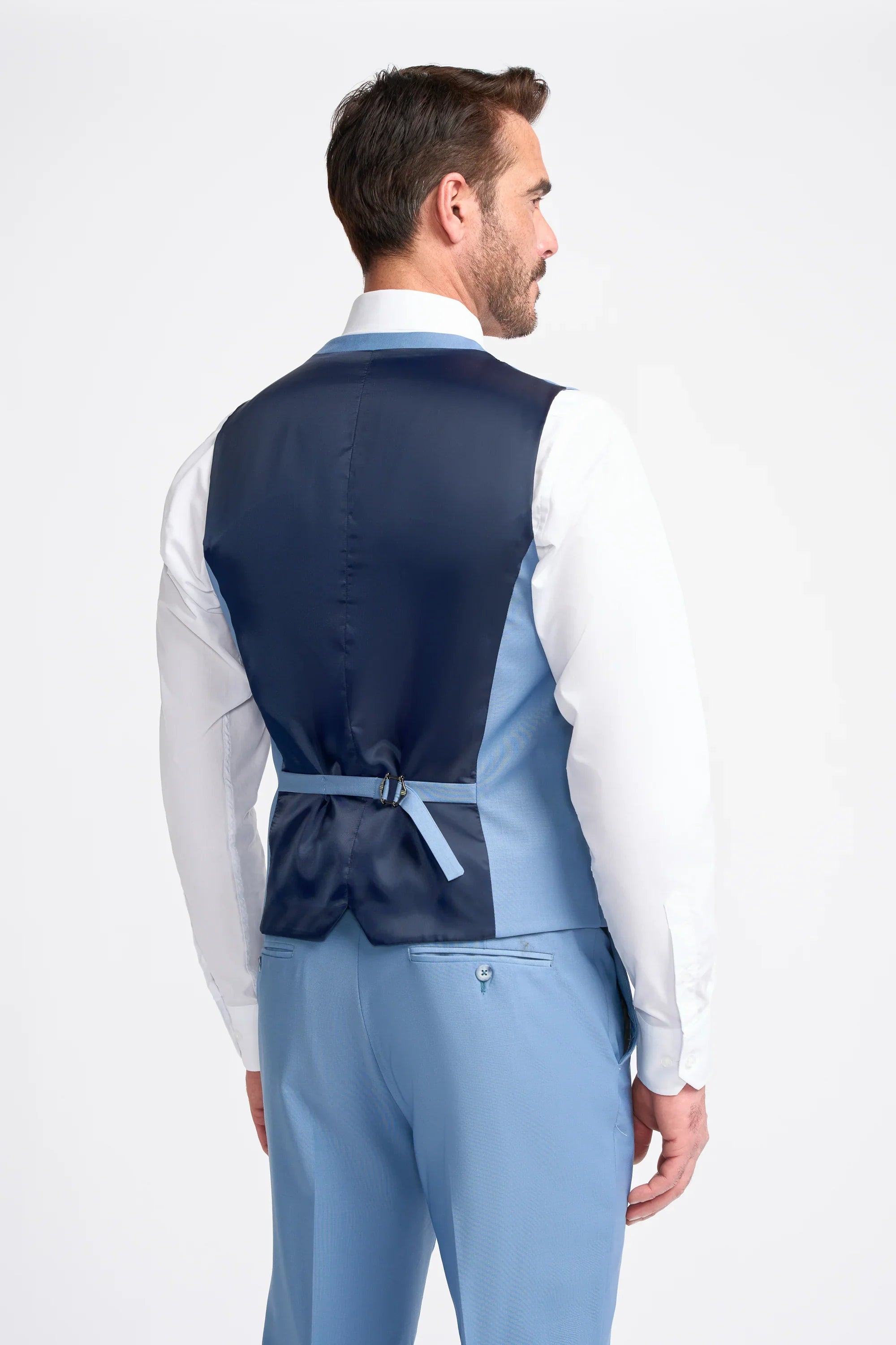Bond - Chaleco azul cielo para hombre