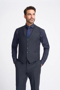 Chaleco Bond para hombre, color azul marino oscuro