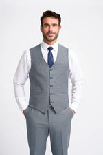 Bond - Chaleco gris para hombre