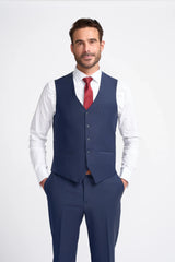 Bond - Chaleco azul marino para hombre