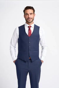 Bond - Chaleco azul marino para hombre