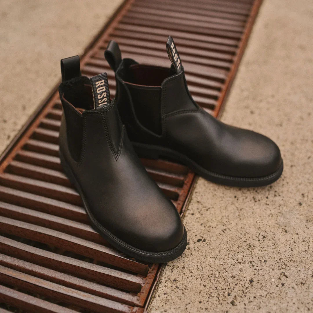 Booma 607 - Botas Chelsea de piel negra