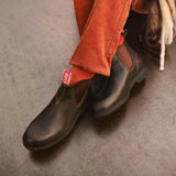 Booma 607 - Botas Chelsea de piel marrón