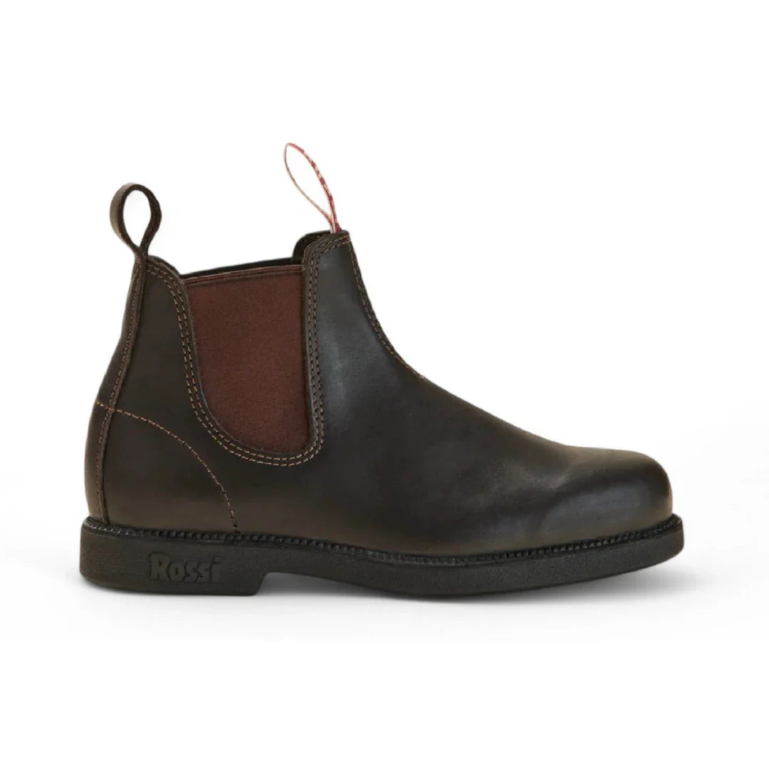 Booma 607 - Botas Chelsea de piel marrón