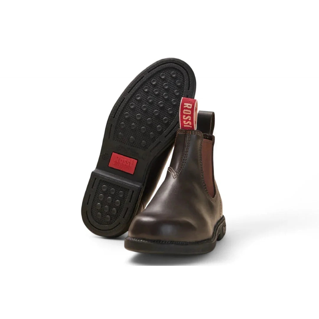 Booma 607 - Botas Chelsea de piel marrón