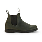 Botas Chelsea Booma 607 de piel verde oliva