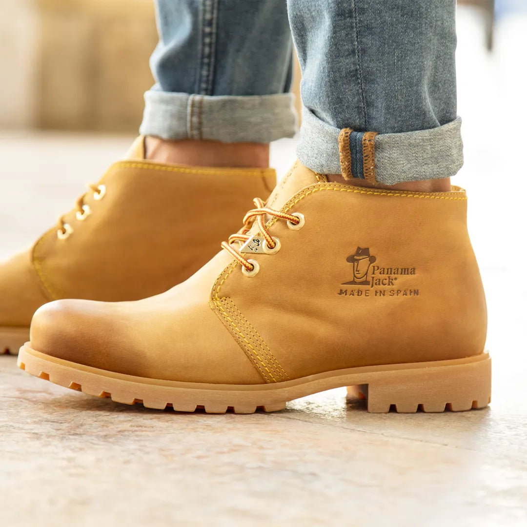 Bota Panama C1 - Botines Chukka de Piel para Hombre