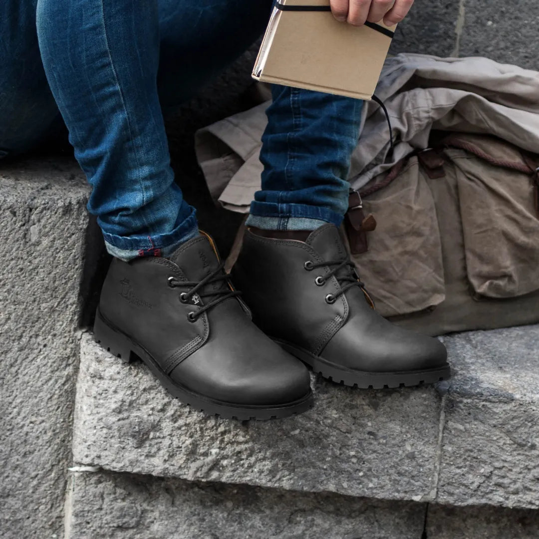 Bota Panama C3 - Botines Chukka de piel para hombre