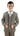 Traje de 3 piezas de tweed marrón claro para niño - Traje estilo Peaky Blinders Albert