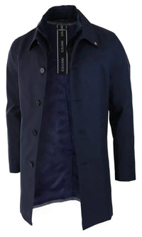 Abrigo azul marino Brando para hombre
