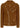 Chaqueta de ante Brando vintage de piel auténtica para hombre con cremallera cruzada - Camel