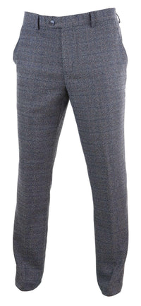 Pantalones de hombre a cuadros azul grisáceos - Cavani Burnaby