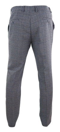 Pantalones de hombre a cuadros azul grisáceos - Cavani Burnaby