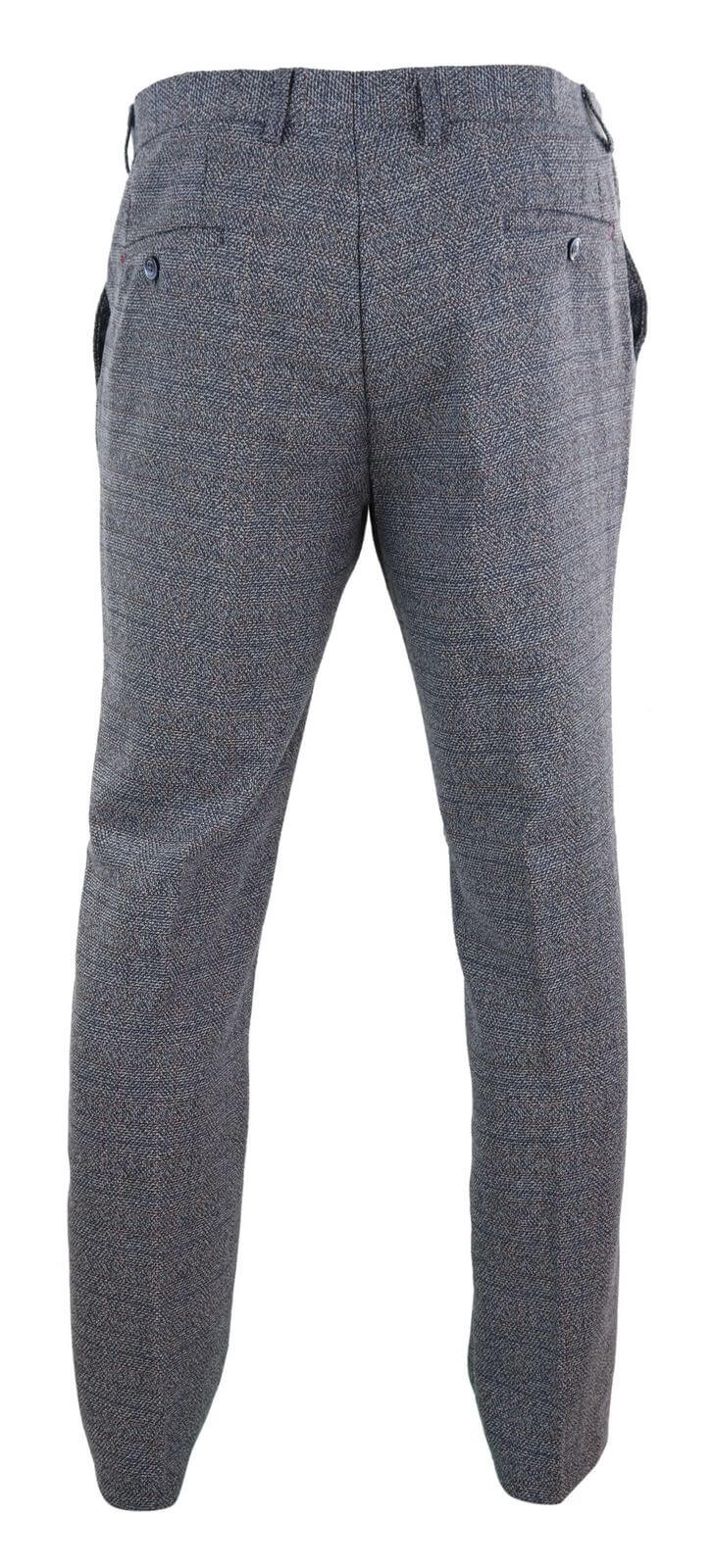 Pantalones de hombre a cuadros azul grisáceos - Cavani Burnaby