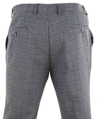 Pantalones de hombre a cuadros azul grisáceos - Cavani Burnaby