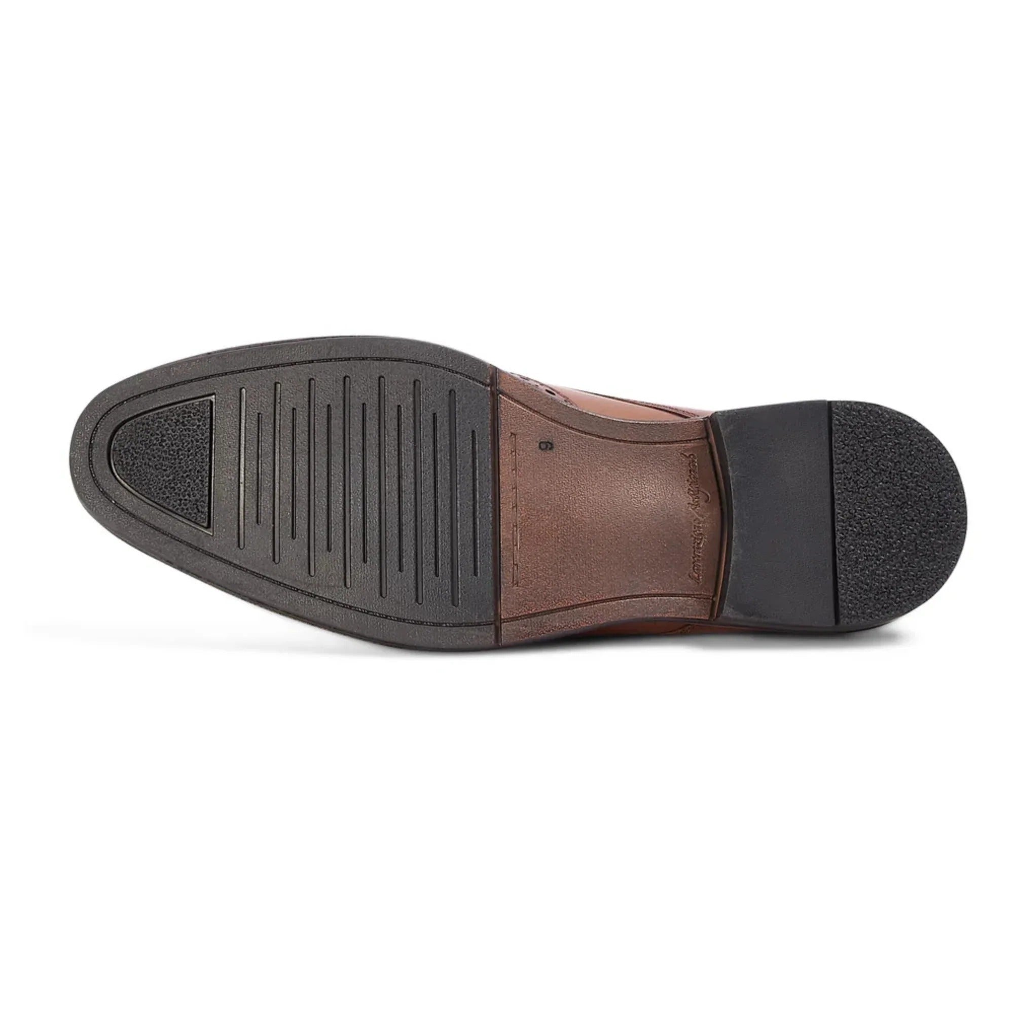 Cambridge - Zapatos Derby Brogue Wingtip para hombre en color marrón claro