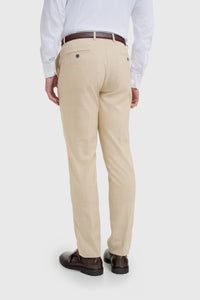 Camden - Pantalones de cuadros beige para hombre