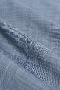 Camden - Traje de tres piezas a cuadros azul para hombre