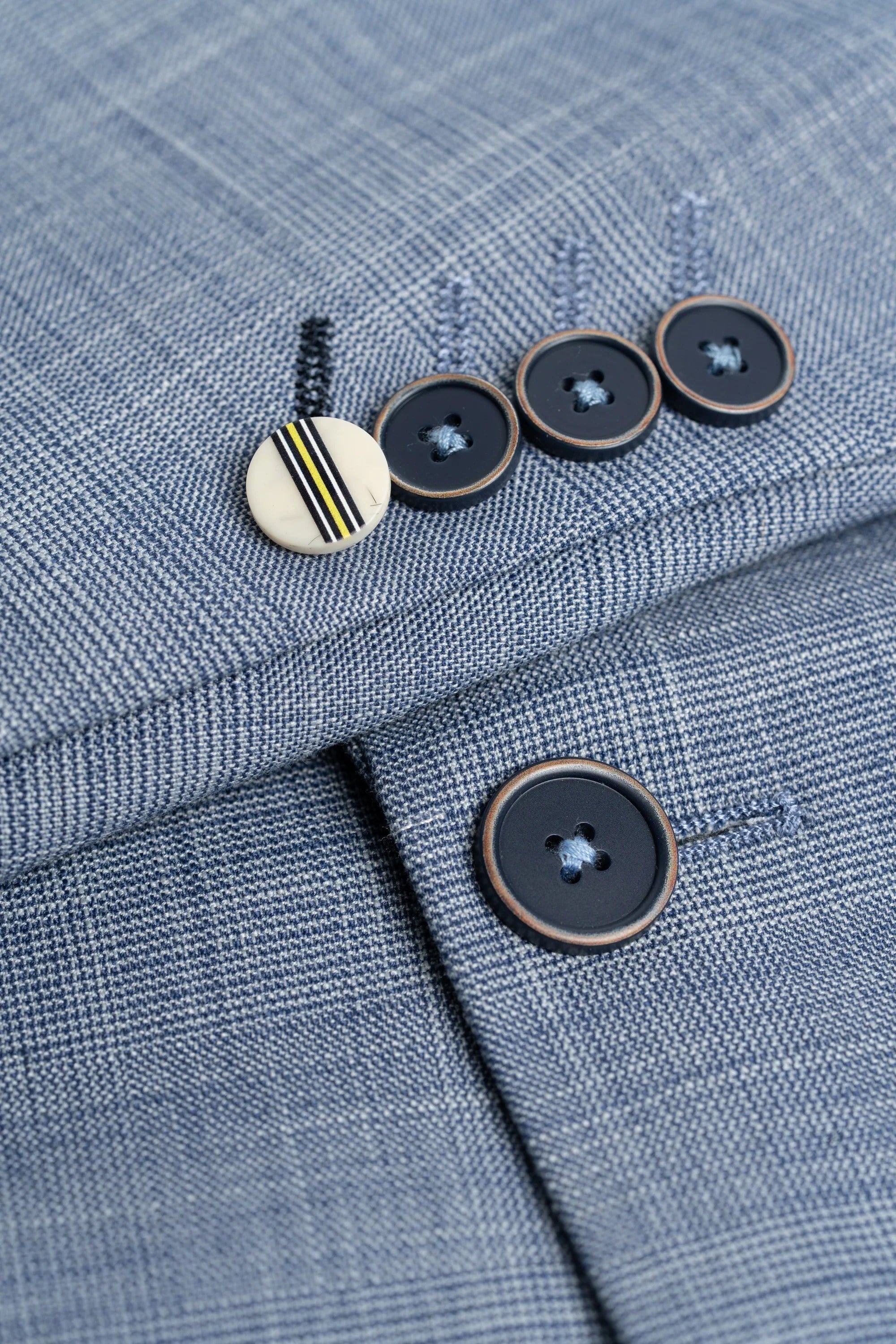 Camden - Blazer de cuadros azules para hombre