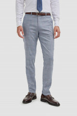 Camden - Pantalones de cuadros azules para hombre