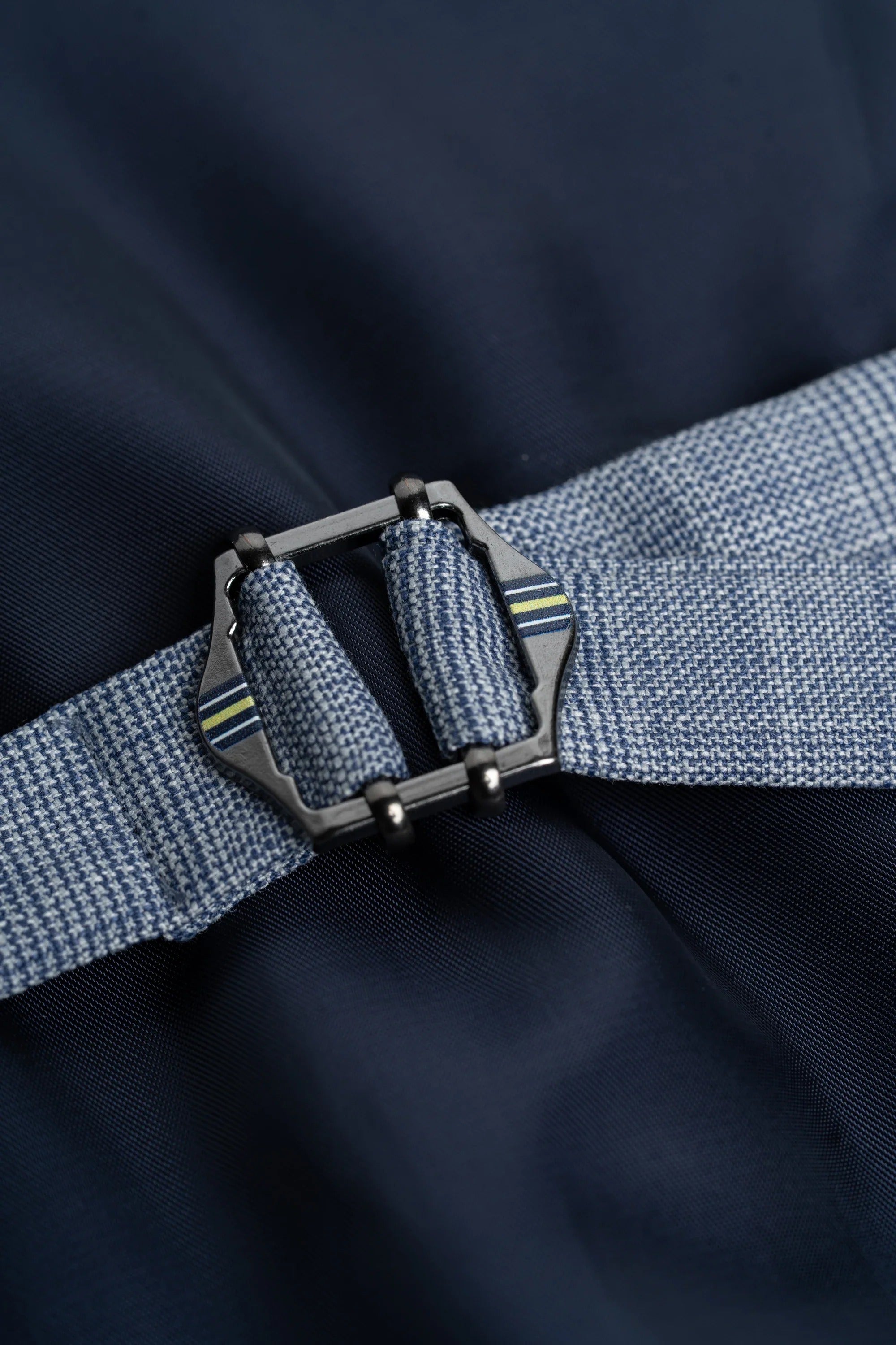 Camden - Chaleco azul a cuadros para hombre