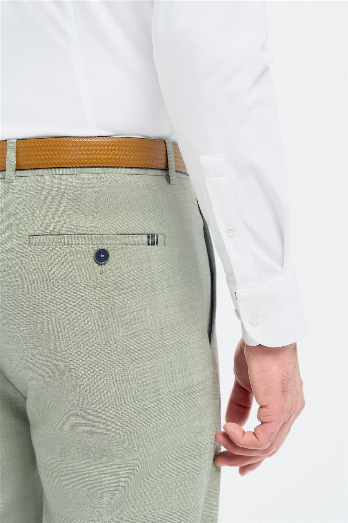 Camden - Pantalones de hombre color verde salvia