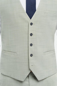Camden - Chaleco verde salvia para hombre