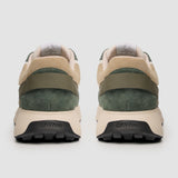 Canbera - Zapatillas deportivas ligeras de ante verde salvia para hombre