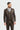 Caridi - Blazer de tweed marrón para hombre