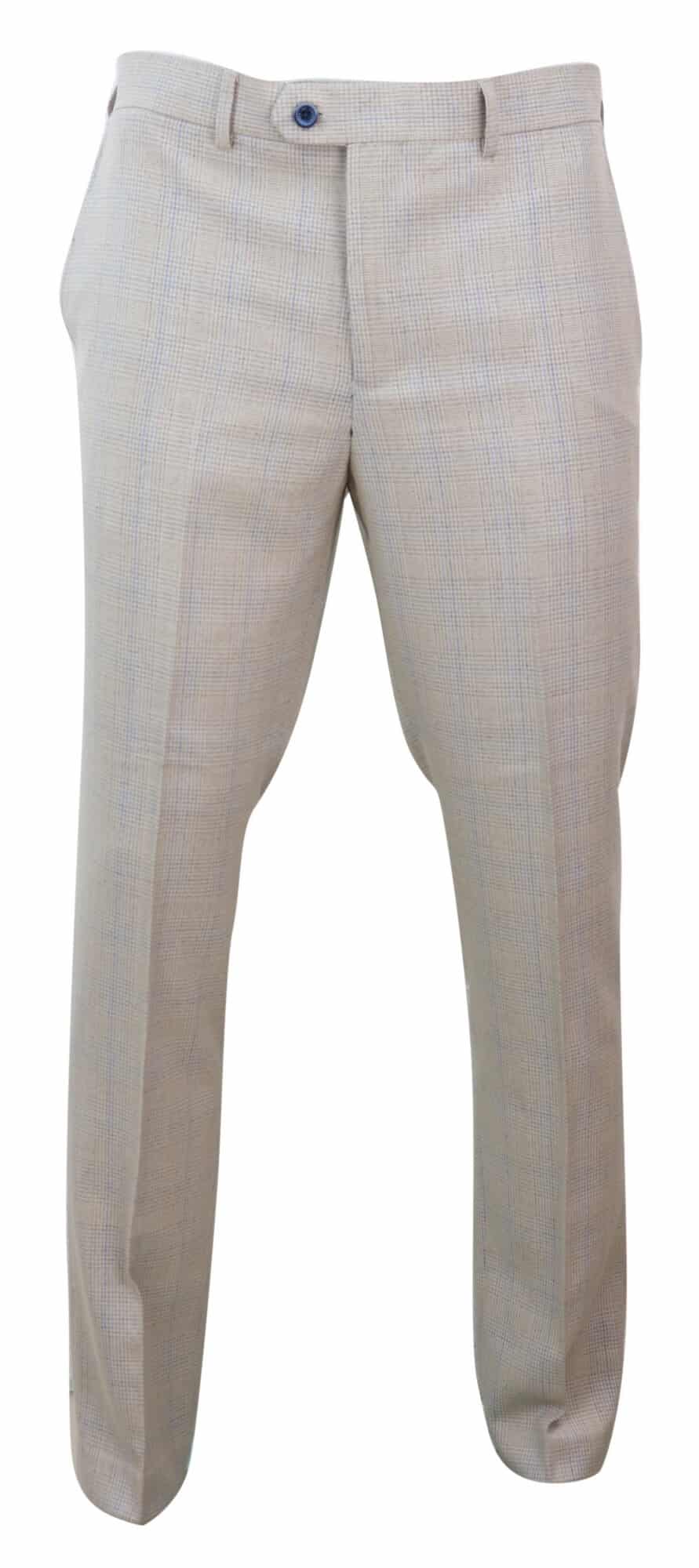 Pantalones de tweed transparentes para hombre